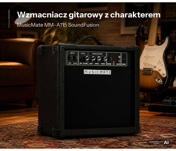 MusicMate Wzmacniacz gitarowy MM-A115 SoundFusion - 1588265 - zdjęcie 7